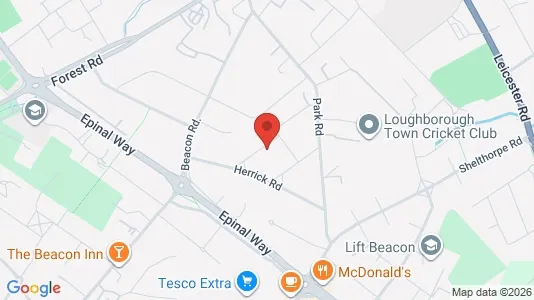 Apartments for rent i Loughborough - Leicestershire - kort over placeringen