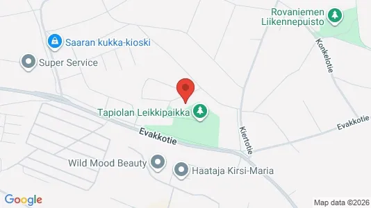 Apartments for rent i Rovaniemi - kort over placeringen