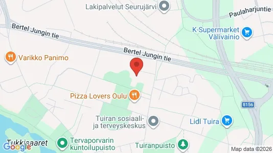 Apartments for rent i Oulu - kort over placeringen