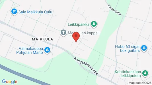 Apartments for rent i Oulu - kort over placeringen