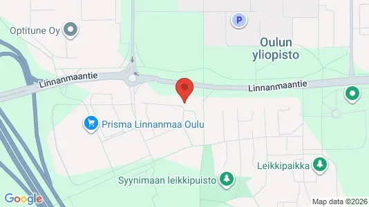 Apartments for rent i Oulu - kort over placeringen