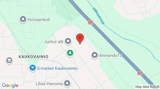Apartments for rent i Oulu - kort over placeringen