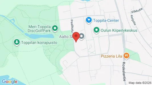 Apartments for rent i Oulu - kort over placeringen