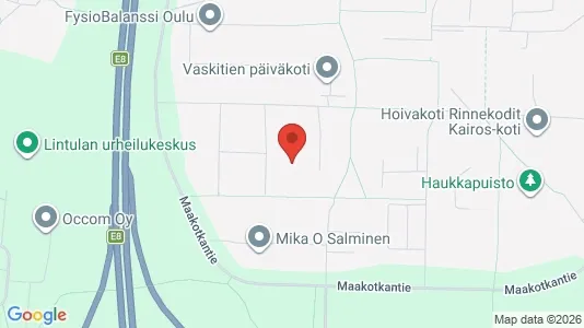 Apartments for rent i Oulu - kort over placeringen