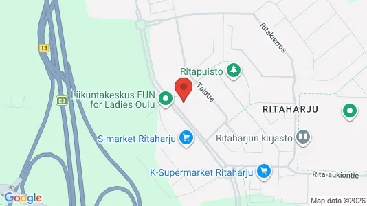 Apartments for rent i Oulu - kort over placeringen