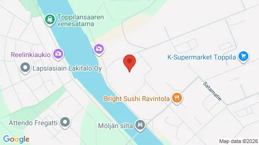 Apartments for rent i Oulu - kort over placeringen