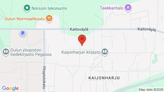 Apartments for rent i Oulu - kort over placeringen