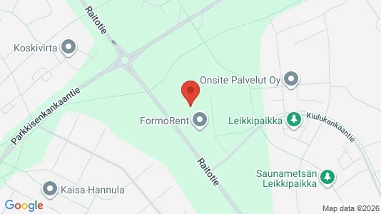 Apartments for rent i Oulu - kort over placeringen
