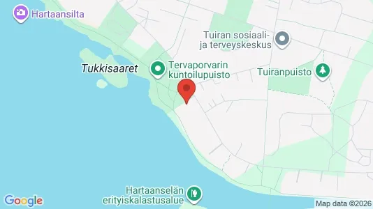 Apartments for rent i Oulu - kort over placeringen