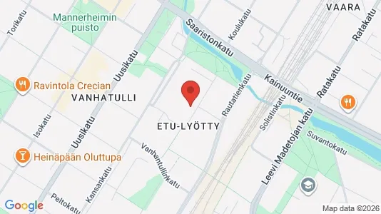 Apartments for rent i Oulu - kort over placeringen