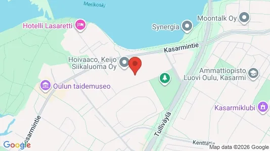 Apartments for rent i Oulu - kort over placeringen
