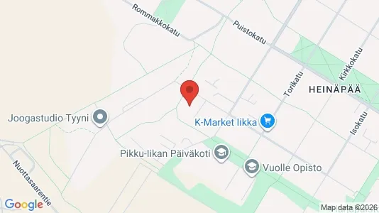 Apartments for rent i Oulu - kort over placeringen