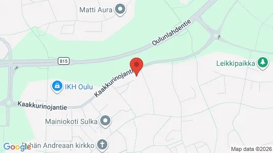 Apartments for rent i Oulu - kort over placeringen