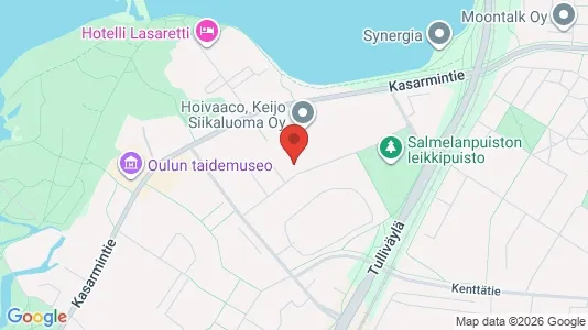 Apartments for rent i Oulu - kort over placeringen