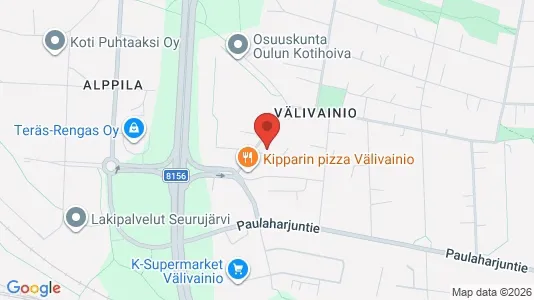 Apartments for rent i Oulu - kort over placeringen