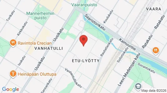 Apartments for rent i Oulu - kort over placeringen