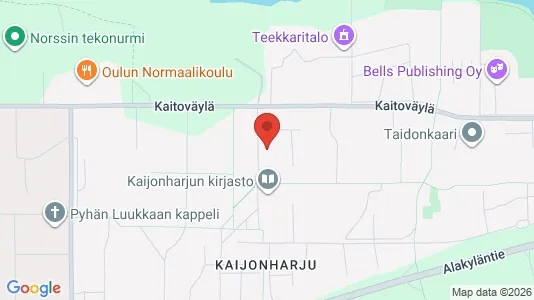 Apartments for rent i Oulu - kort over placeringen