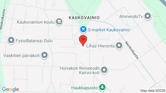 Apartments for rent i Oulu - kort over placeringen