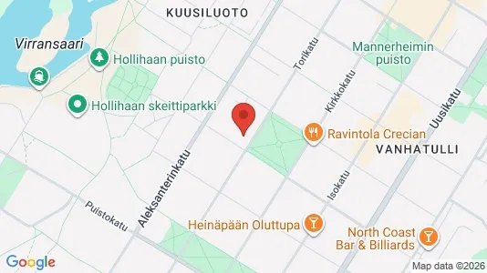 Apartments for rent i Oulu - kort over placeringen
