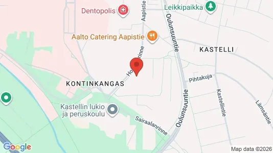 Apartments for rent i Oulu - kort over placeringen