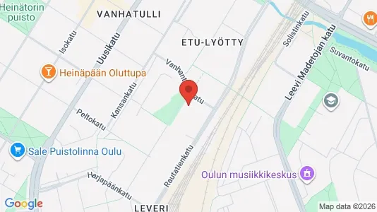 Apartments for rent i Oulu - kort over placeringen