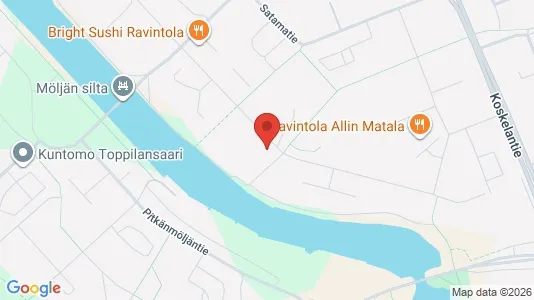 Apartments for rent i Oulu - kort over placeringen