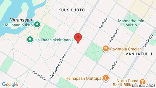 Apartments for rent i Oulu - kort over placeringen