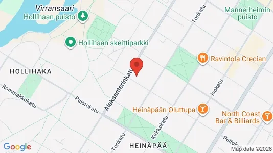 Apartments for rent i Oulu - kort over placeringen