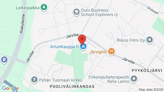 Apartments for rent i Oulu - kort over placeringen
