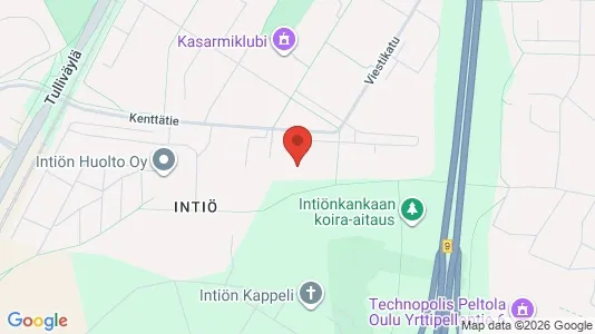 Apartments for rent i Oulu - kort over placeringen