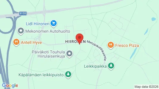 Apartments for rent i Oulu - kort over placeringen