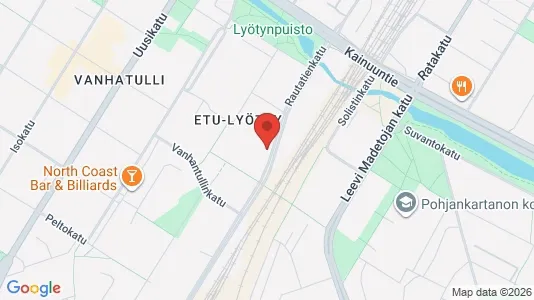 Apartments for rent i Oulu - kort over placeringen