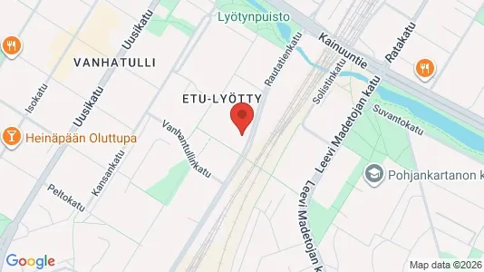 Apartments for rent i Oulu - kort over placeringen