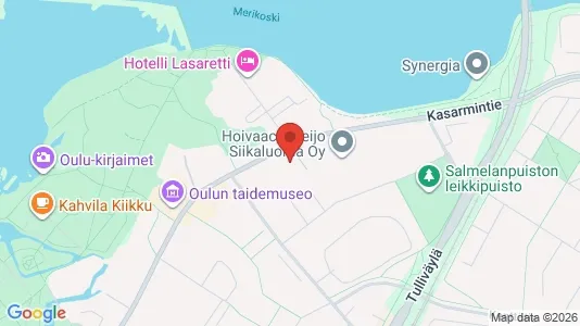 Apartments for rent i Oulu - kort over placeringen