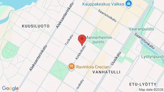 Apartments for rent i Oulu - kort over placeringen