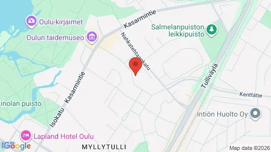 Apartments for rent i Oulu - kort over placeringen