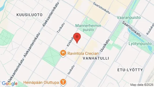 Apartments for rent i Oulu - kort over placeringen