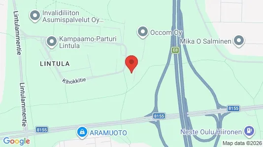 Apartments for rent i Oulu - kort over placeringen