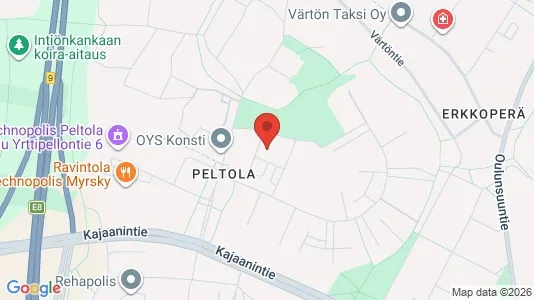 Apartments for rent i Oulu - kort over placeringen