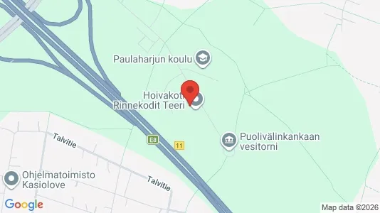 Apartments for rent i Oulu - kort over placeringen