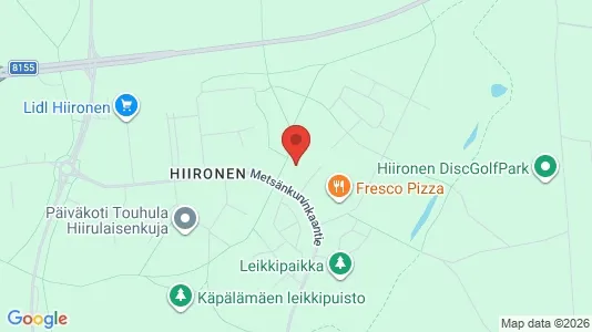 Apartments for rent i Oulu - kort over placeringen