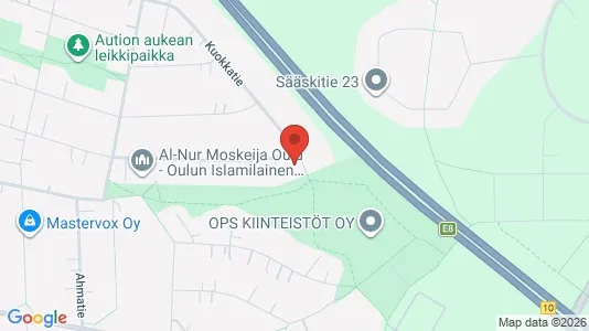 Apartments for rent i Oulu - kort over placeringen