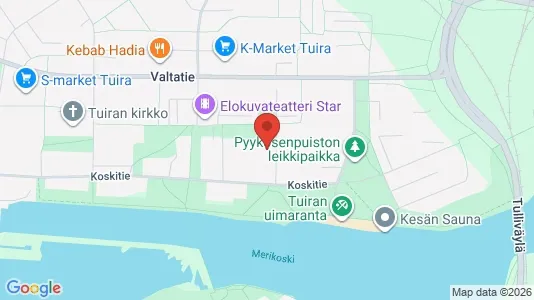 Apartments for rent i Oulu - kort over placeringen
