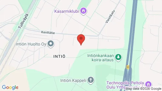 Apartments for rent i Oulu - kort over placeringen