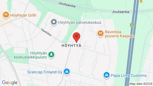 Apartments for rent i Oulu - kort over placeringen