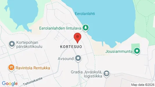 Apartments for rent i Jyväskylä - kort over placeringen