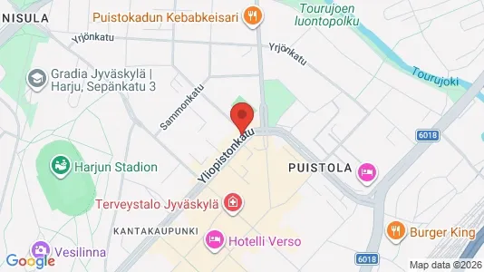 Apartments for rent i Jyväskylä - kort over placeringen