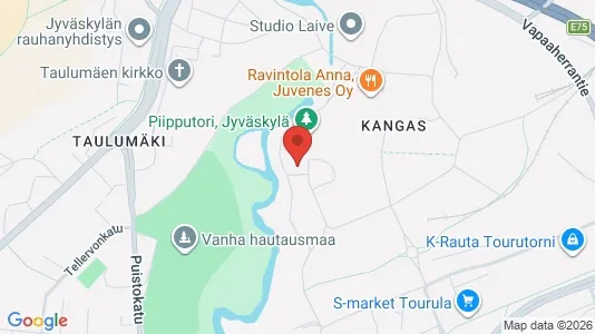 Apartments for rent i Jyväskylä - kort over placeringen