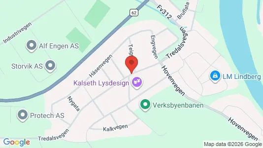 Apartments for rent i Sunndal - kort over placeringen
