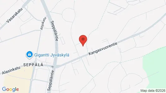 Apartments for rent i Jyväskylä - kort over placeringen